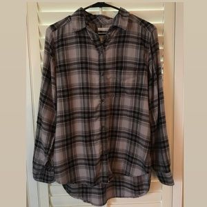 American Eagle soft flannel, size M